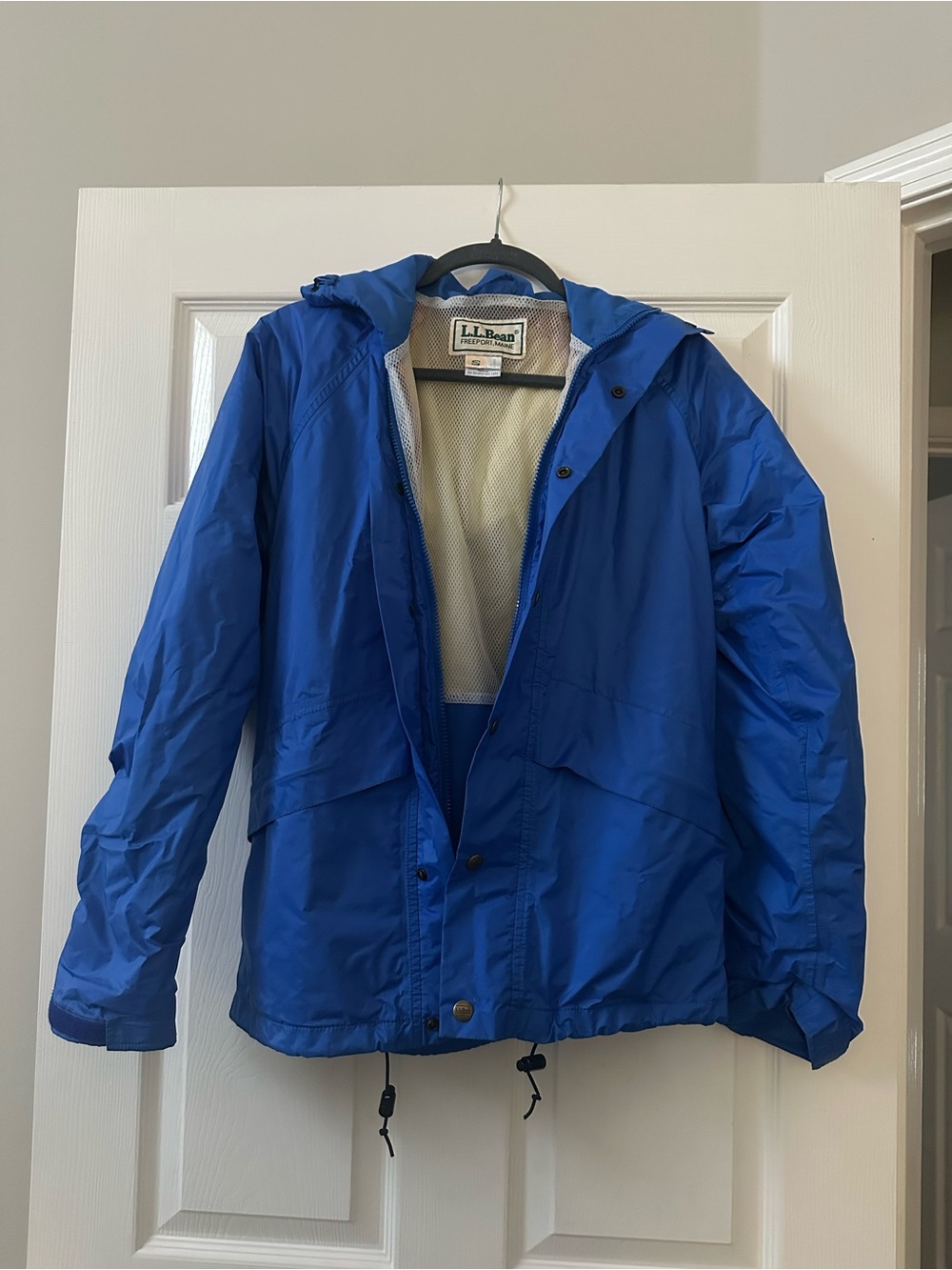 L.L. Bean Blue Raincoat